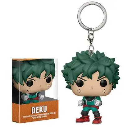 Funko Japanese Keychain Toy My Hero Academia Deku Action figures Collection Model Toys for Children Birthday Gift | Игрушки и хобби