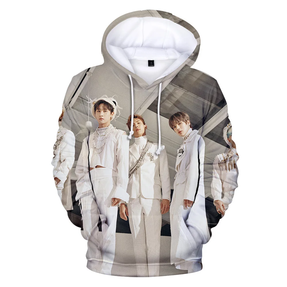 

3D Hoodies Sweatshirt Monsta X Harajuku Men Women Hoodie Streetwear Pullover Clothing Kids 3D Hoodies Hip Hop