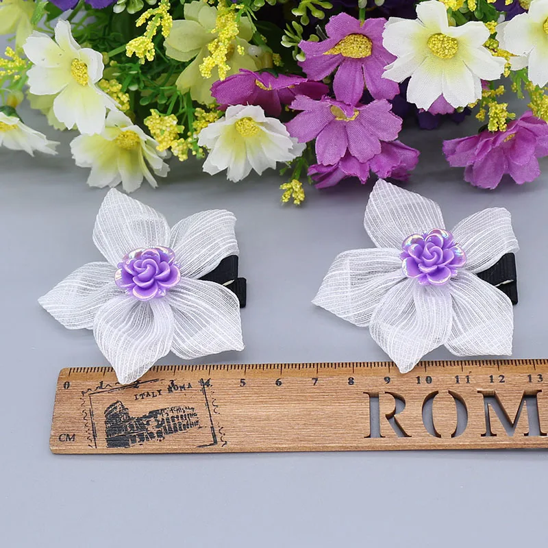 Оптовая продажа заколки для волос девочек головные уборы шелковые резинки