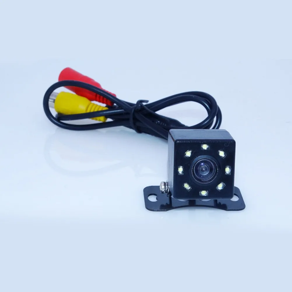 Car Reverse Parking Camera 170° Universal Adjustable Plug-in Night Vision Rear View With 8LED Light Motor Vehicle | Автомобили и
