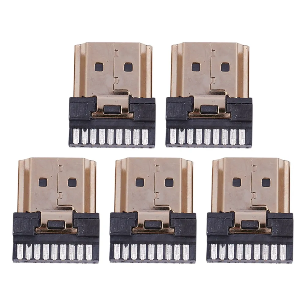 5 шт. HDMI разъем 19 контактов|Электрические вилки| |