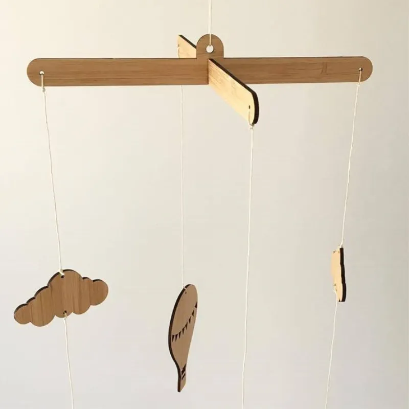 Деревянный воздушный шар ветряной колокольчик Висячие настенные украшения