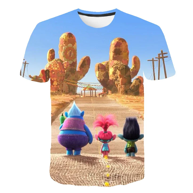 Детская футболка с короткими рукавами 3D-принтом Волшебный эльф топы для