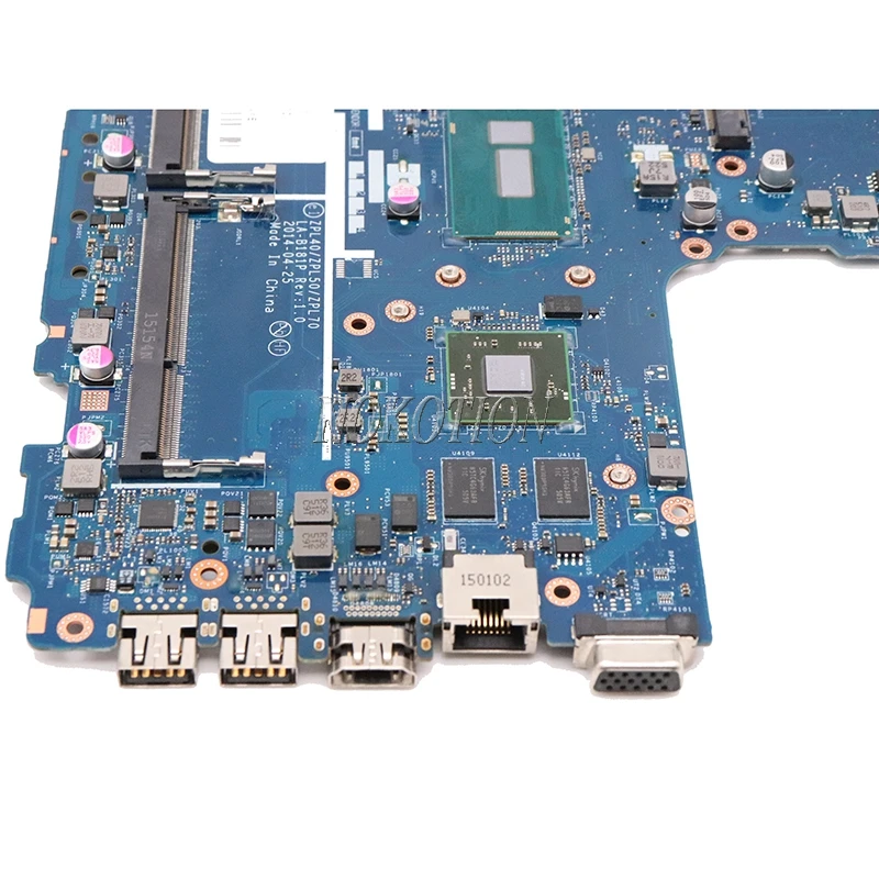 ZPL40/ZPL50/ZPL70 LA-B181P Rev: 1,0 для hp ProBook 440 G2 Материнская плата ноутбука 768078-001 i7-4510U материнская плата