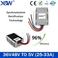 dc dc 20v 60v 36v 48v to 5v 25a 30a 150w step down power supply module car power converter over current short circuit protection