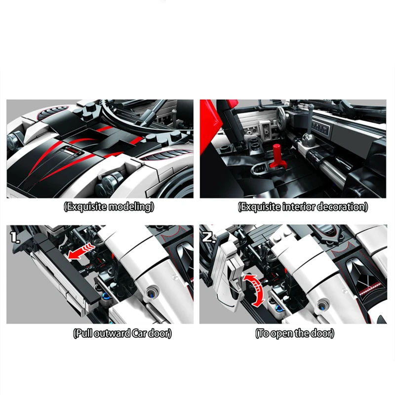 Новый высокотехнологичный автомобиль скоростной Чемпион суперкар модель