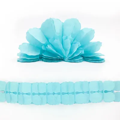Mint Blue Nicro 3,6 м гирлянды бумажные гирлянды в форме клевера занавески на день рождения свадебные вечерние украшения для дома овсянка бумажная Свадебная гирлянда# ot89 - Цвет: Mint Blue