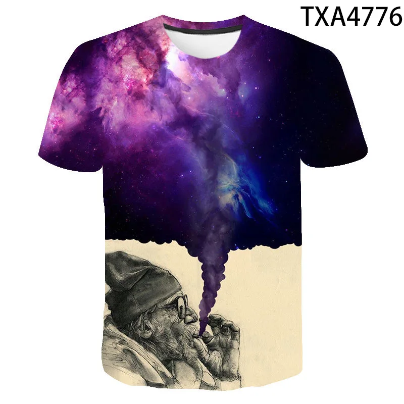

2020 New Starry Sky Summer 3D Printed T Shirts Casual Boy Girl Kids Fashion Streetwear Men Women Children Cool Tops Tee