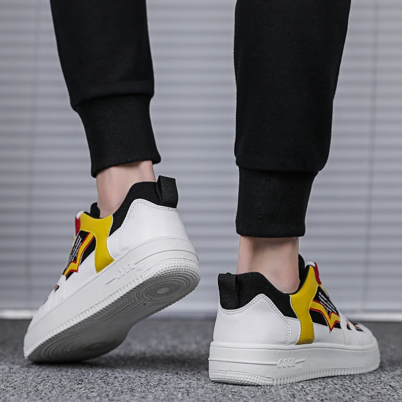 

CYYTL Fashion Sports Shoes for Men Casual Sneakers Men Breathable Leather Trainers Tennis Platform Zapatos Casuales De Mujer