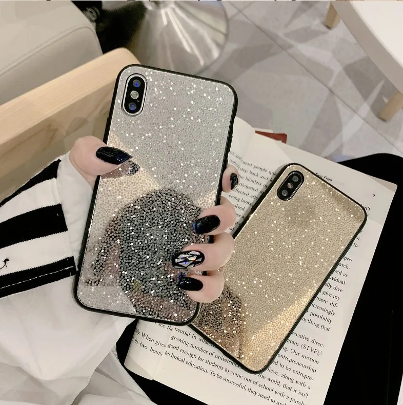 case for iPhone 11 XR 7 8 Pro Max X XS Plus 6 6s cover glitter sequin | Мобильные телефоны и аксессуары