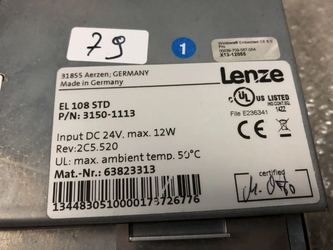 

Lenze EL108STD