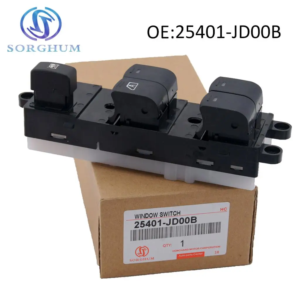 Переключатель Стеклоподъемника 25401-JD00B для панели управления окон питания 25401JD00B