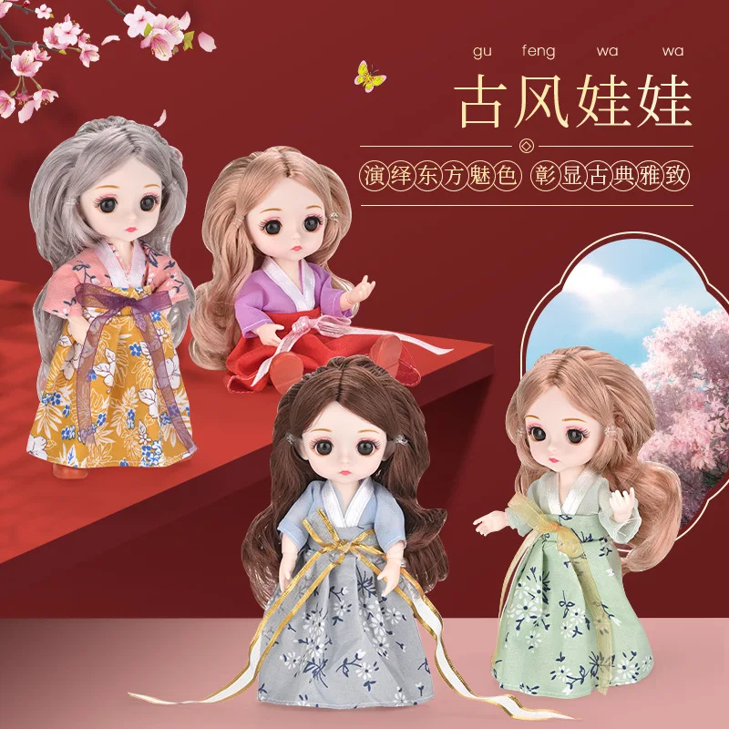 

Кукла игрушечный набор маленькая девочка принцесса Дети Милая новая имитация платья игровой домик