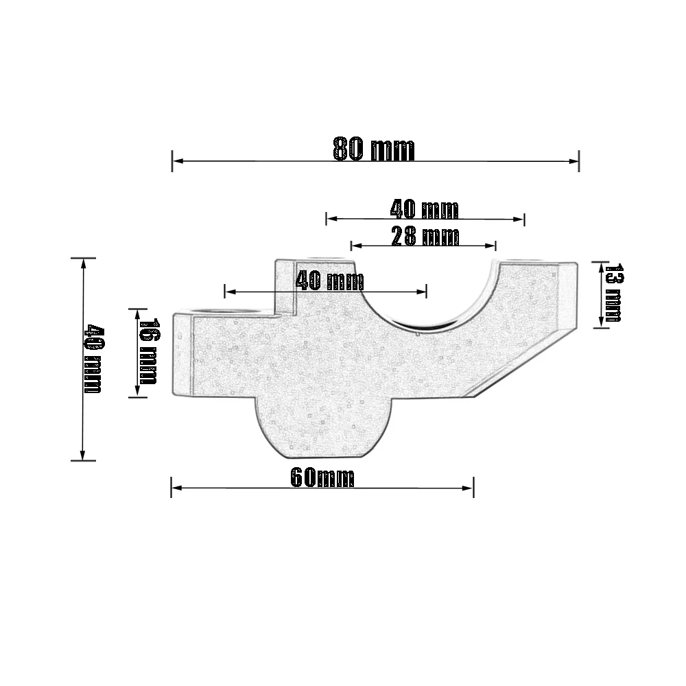 Мотоциклетный руль крепление на ручку универсальный зажим для YAMAHA MT09 Tracer 900 FZ09