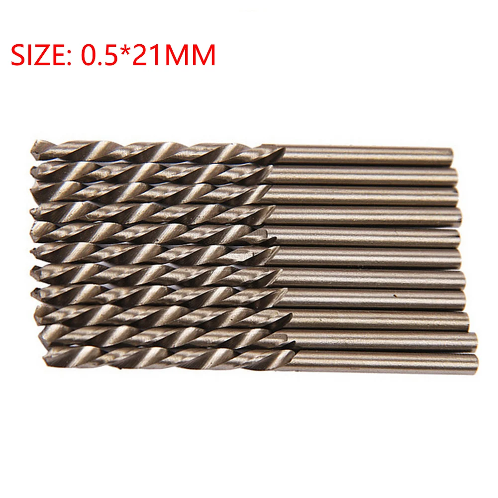 10 шт. набор быстрорежущих Сверл с прямым хвостовиком высокоскоростные стальные