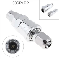 2pcs tl s12 30sppp high speed steel pneumatic fitting quick high pressure connector with dual interface and telescopic buckle