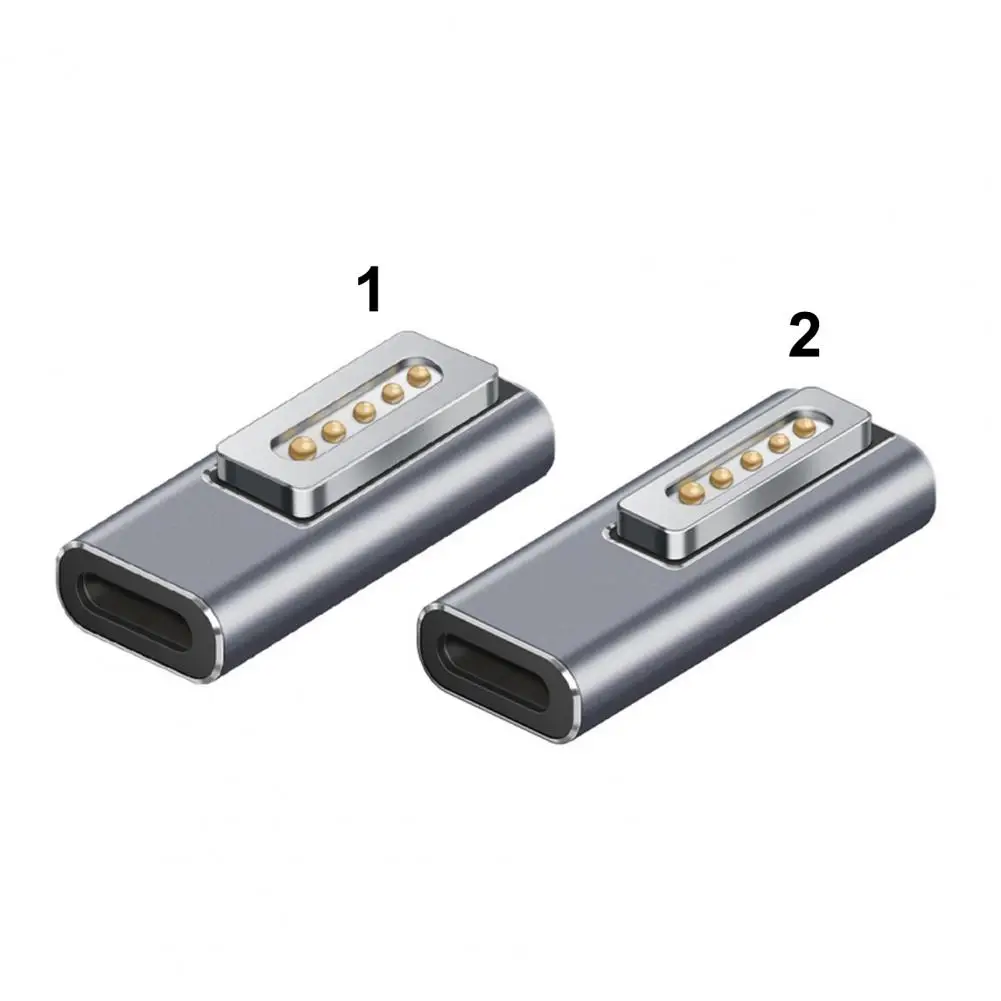 Adapter Converter PD Quick Charge Aluminum Alloy Type-C to Mag-safe 1/2 Magnetic Charging Connector for MacBook Air/Pro | Компьютеры и