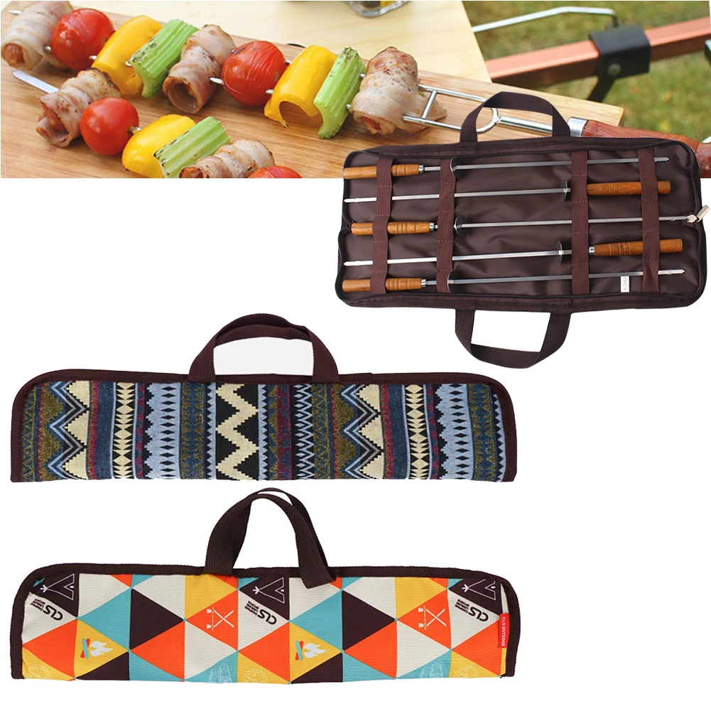 

5x Stainless BBQ Tools Marshmallow Roasting Sticks Skewers Hot Dog Reusable Fork Corrosion Resistant, Durable And Safe