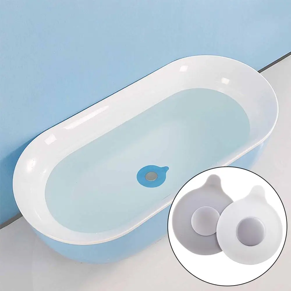 

1PC Bathtub Drain Stopper Wash Basin Leakproof Silicone Cover Bathroom Shower Floor Sewer Outlet Water Plug Kitchen Sink Drainer