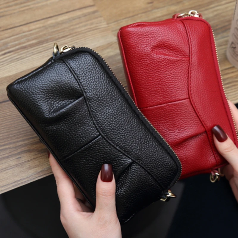 

Women's Wallet Leather Coin Purse Card Wallet Women's Vintage Handbag, Storage Bag Portfel Card Holder womens wallets and purses