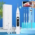 Ультразвуковой стоматологический скалер, визуальный электрический портативный зубной очиститель со светодиодным приложением для телефона, калькулятор средства для удаления зубного камня, очиститель пятен от налета