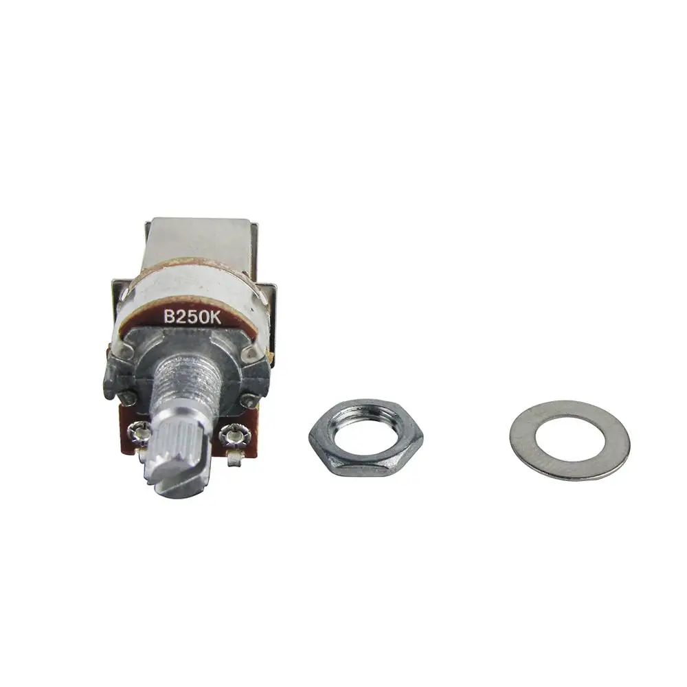 Новый 10 шт. потенциометр для гитары 250K длинный вал гитарных аксессуаров | Спорт и