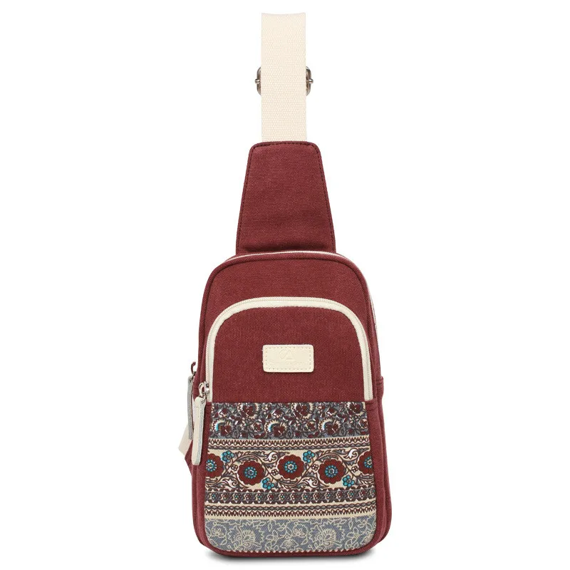 

Multifunction Unisex Chest Bag Large Capacity Ethnic Style Belt Bag Men Fanny Bag Simplicity Bag Banana Bags Hip Waist Packs