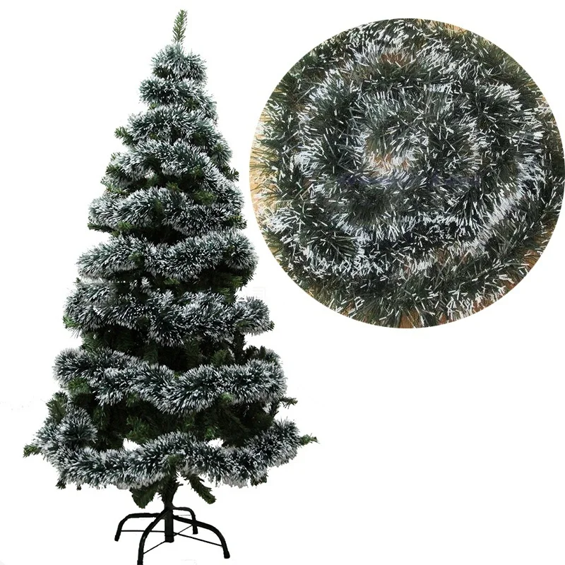 Рождественская подвеска Серебряная гирлянда металлические стримеры праздник