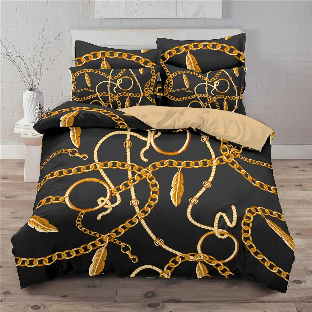 

Luxury Classic Duvet Cover 3D Print European Pattern Bedding Set Double King Size Home Textiles Quilt Cover Pillowcase EU/AU/US