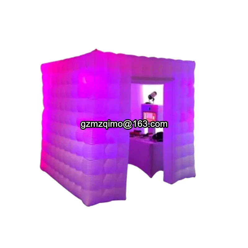 Goede Wit Led Opblaasbare Foto Booth Cube Behuizing