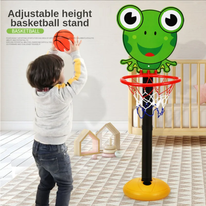 

Детская Вертикальная баскетбольная подставка Регулируемая высота обруч для помещений игрушки для улицы Спортивная стандартная игра для д...