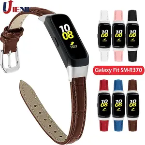 Кожаный ремешок для часов Samsung Galaxy Fit SM-R370, ремешок для умных часов, браслет, модный сменный ремешок