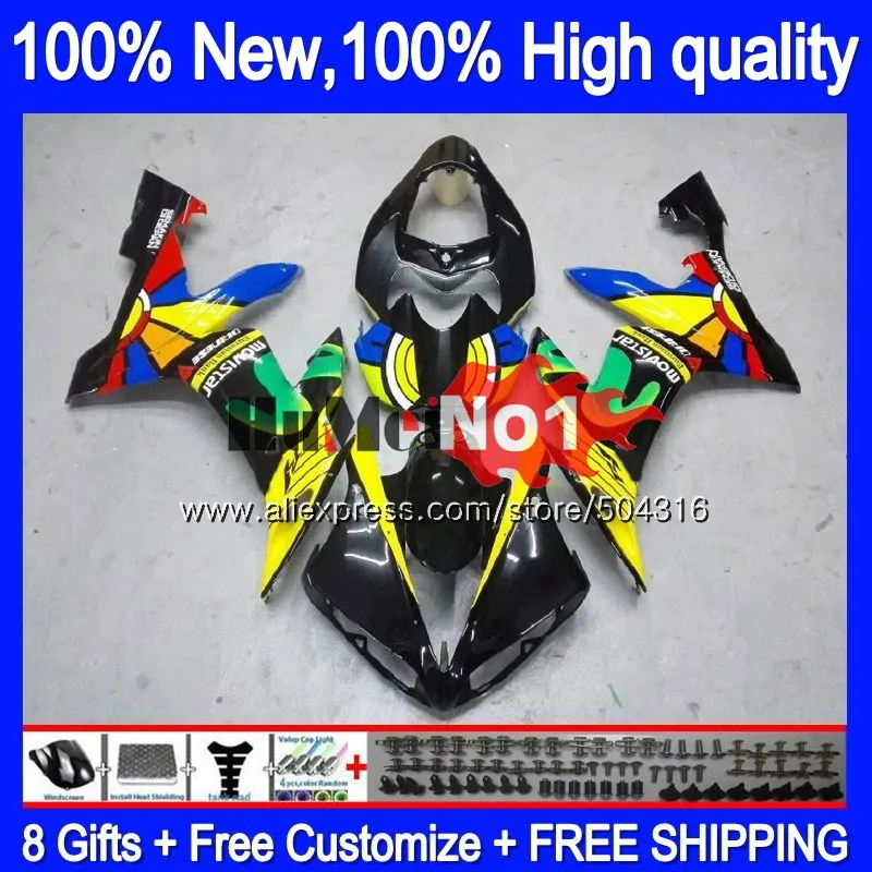 

Body For YAMAHA YZF R 1 1000 CC YZF-1000 YZF1000 Top yellow 9MC.6 1000CC YZF R1 YZF-R1 YZFR1 2004 2005 2006 04 05 06 Fairing