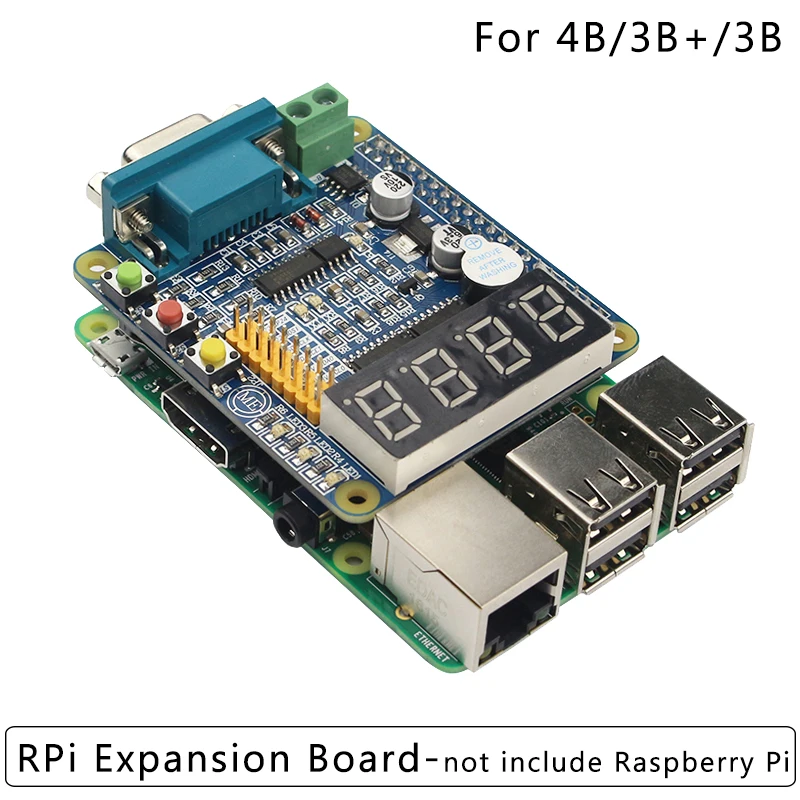 Многофункциональная Плата расширения Raspberry Pi GPIO светодиодный модуль Nixie Tube 485 232