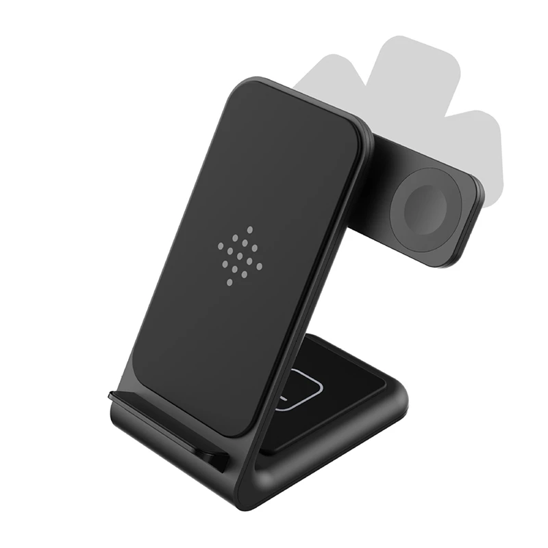 

Wireless Charger Dock ,3 In 1 Fast Wireless Charging Station Dock For Iphone 12/12 Pro/12 Pro Max/11/11 Pro,Apple Watch