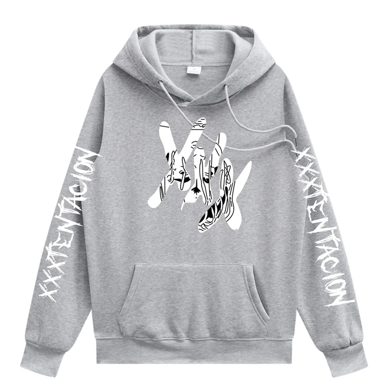 

Men/Women Long Sleeve Harajuku Hoodies Sweatshirt XXXTentacion Hoodie Mens Casual Hoody Fashion Hip Hop Streetwear Pullover