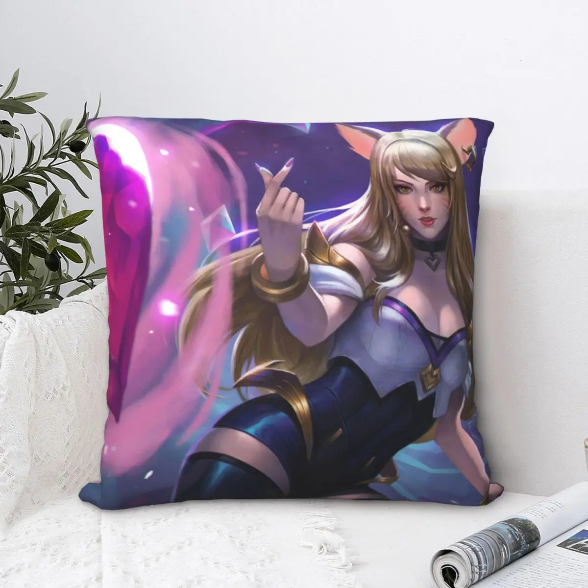 

Декоративный Чехол-Подушка «League of Legend», игровой рюкзак с ионианской мобой