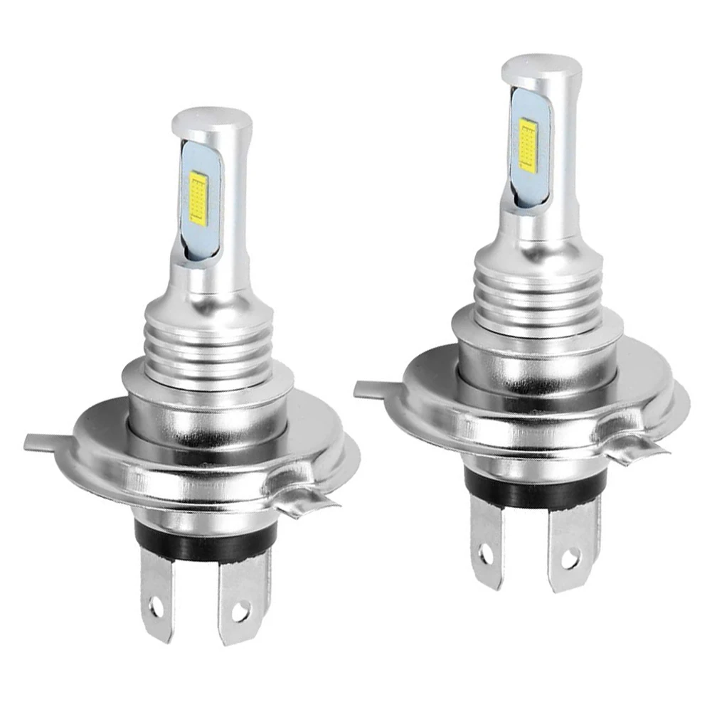 

H4 6000k 9003 HB2 SUPER WHITE CSP LED Headlights Bulbs Kit High Low Beam Canbus