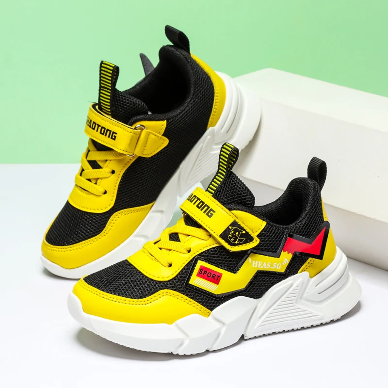 

High Quality Children's Shoes Breathable Sneakers For Boys Lightweight Kids Shoes Soft Bottom Running Shoe Tenis Infantil
