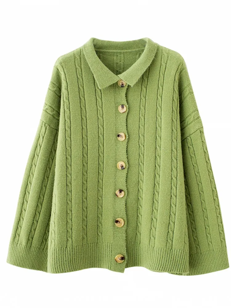 

NEW Spring Autumn Jacket Knitted Sweaters Women Shirts Coat Fashion Cardigan Plus size Knit Tops Loose Sweater