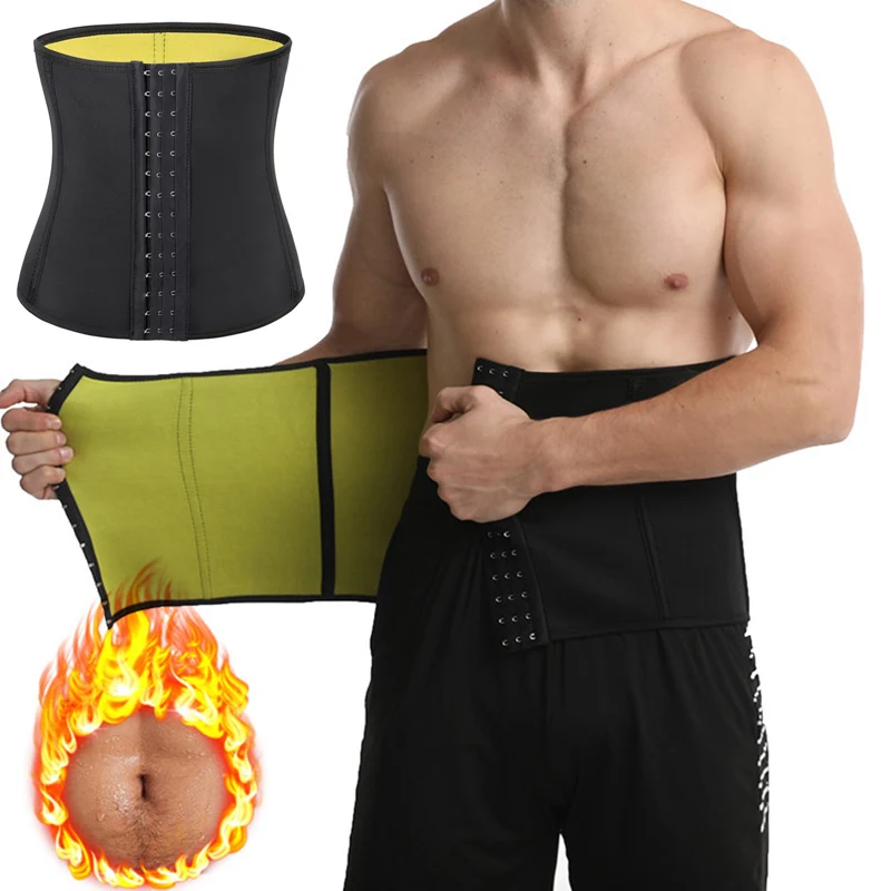 

Men Waist Trainer Corset Slimming Body Shaper for Weight Loss Slimmer Sauna Sweat Trimmer Belt Sport Girdle Workout Fat Burner