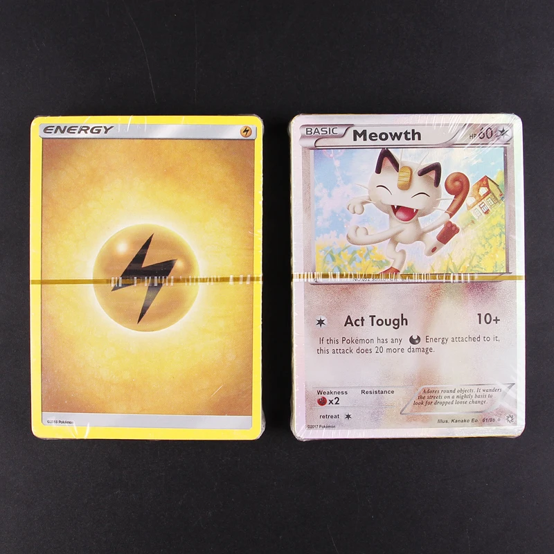 Портативная железная коробка карты покемонов английская версия коллекция