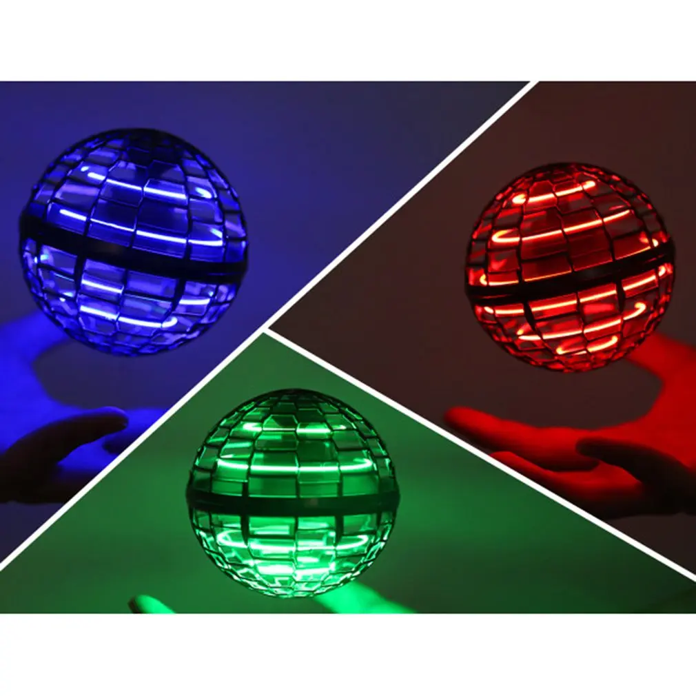 

Magic Wand Whirling Fly Ball Colorful Rgb Light Switch Rotator Flying Toys With Unlimited Skills Christmas Gift Manual Control