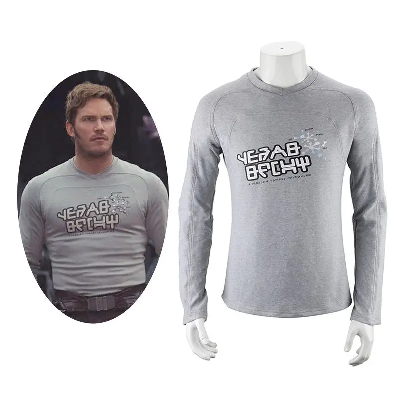 Стражи Галактики 2 звёздный лорд форма рубашка Питер Квилл Карнавальный костюм