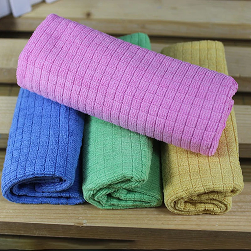 

Microfiber Cleaning Rag Reusable Streak Free Cleaning Rag Cleaning Cloths for Household Cleaning Hot Sale