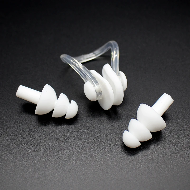 2BoxsSoft Силиконовые Плавательные комплект Водонепроницаемый Зажим Для Носа +