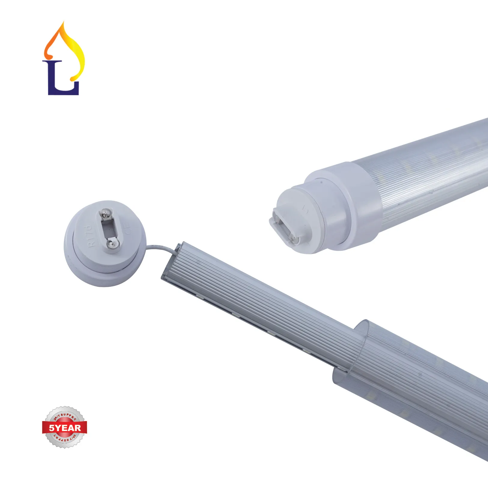 100 Pack T10 Double Sided Tube Light 4FT/5FT/6FT 7FT/8FT/9FT/10FT with Rotatable R17D Base Rows Ballast Bypass High Lumen | Лампы и