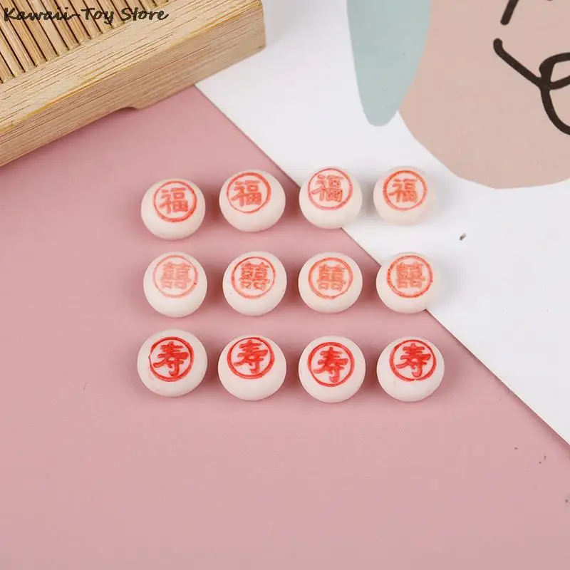 

1: 12 аксессуары для кукольного домика, мини-еда для игры в китайские кондитерские изделия, Модель глины