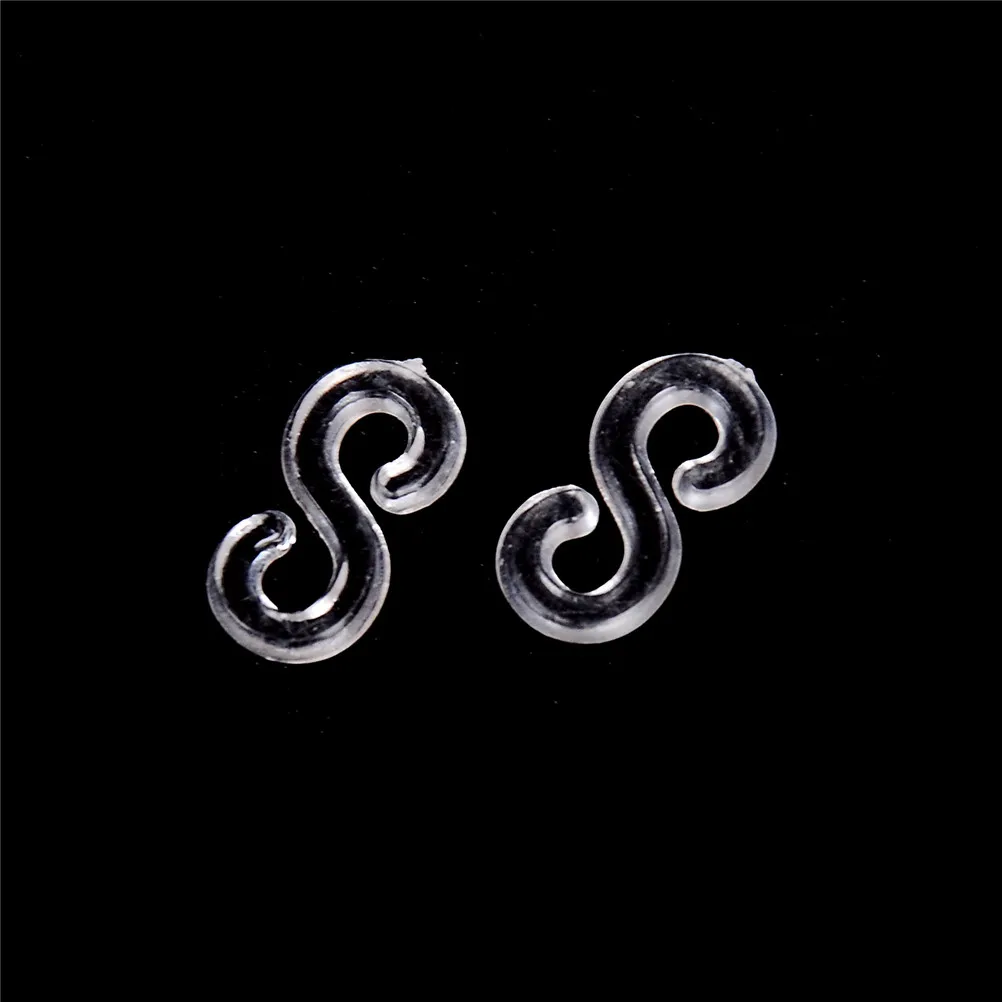 200 Uds (10 bolsas) de goma transparente bandas Kits S Clips para bandas DIY pulsera encantos pulsera Accesorios-2