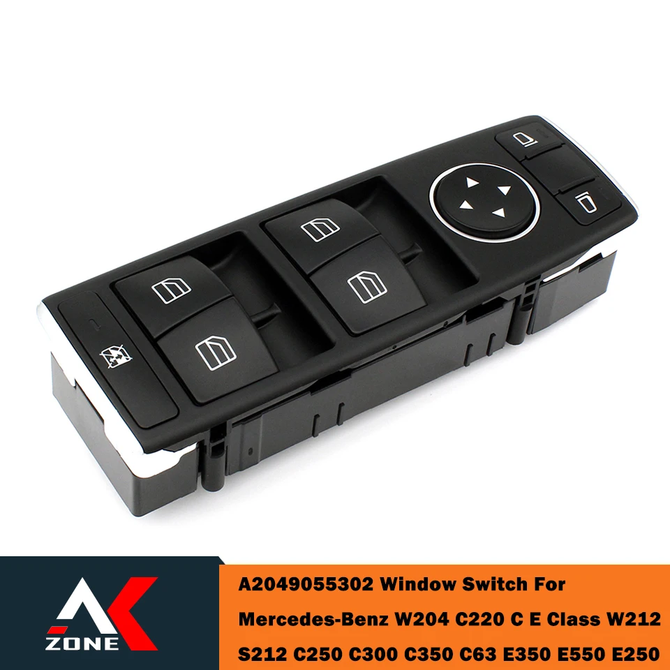 

Электрический выключатель стеклоподъемника для Mercedes-Benz W204 C220 C E Class W212 S212 C250 C300 C350 C63 E350 E550 E250 2049055302